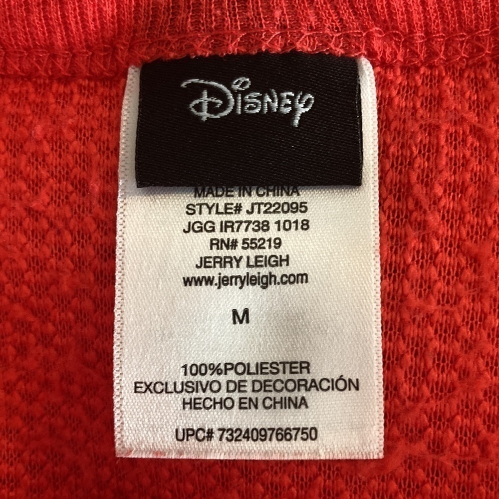 Disney Mickey Mouse medium top red fuzzy - Picture 9 of 11